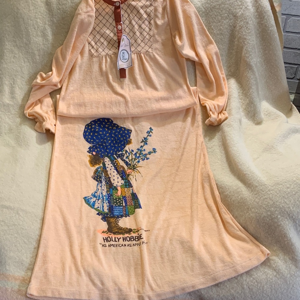 Night Wear Holly Hobbie Sleepwear in Cream and Brown